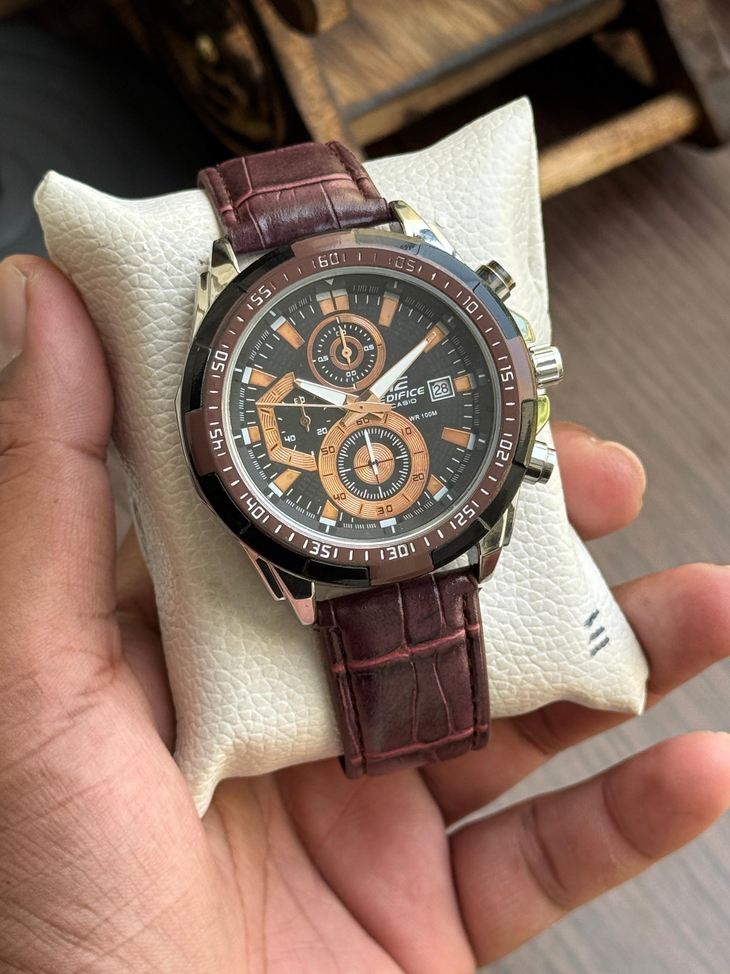 EDIFICE CASIO Brown Strap