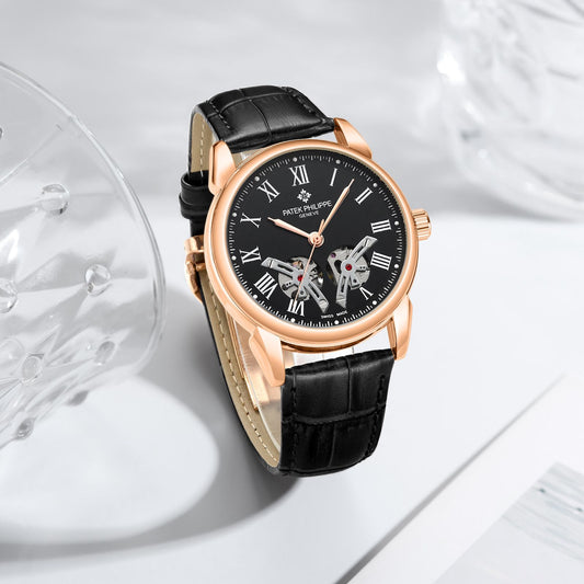 PATEK PHILIPPE DOUBLE TOURBILLON Black Dial