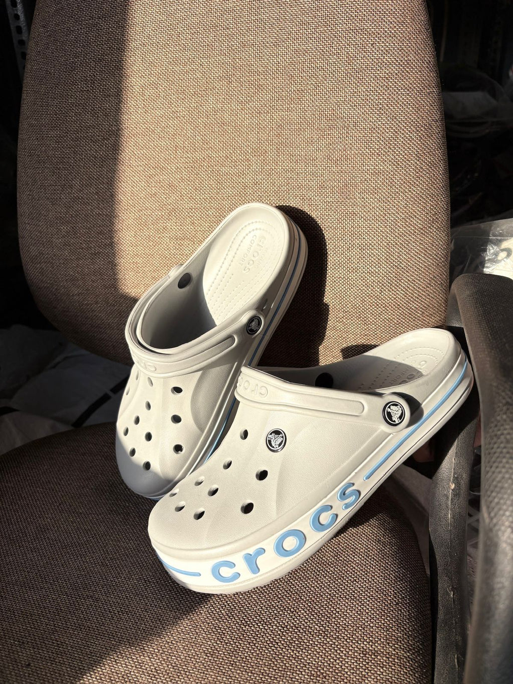 Crocs Bayaband clogs (Grey/Blue)