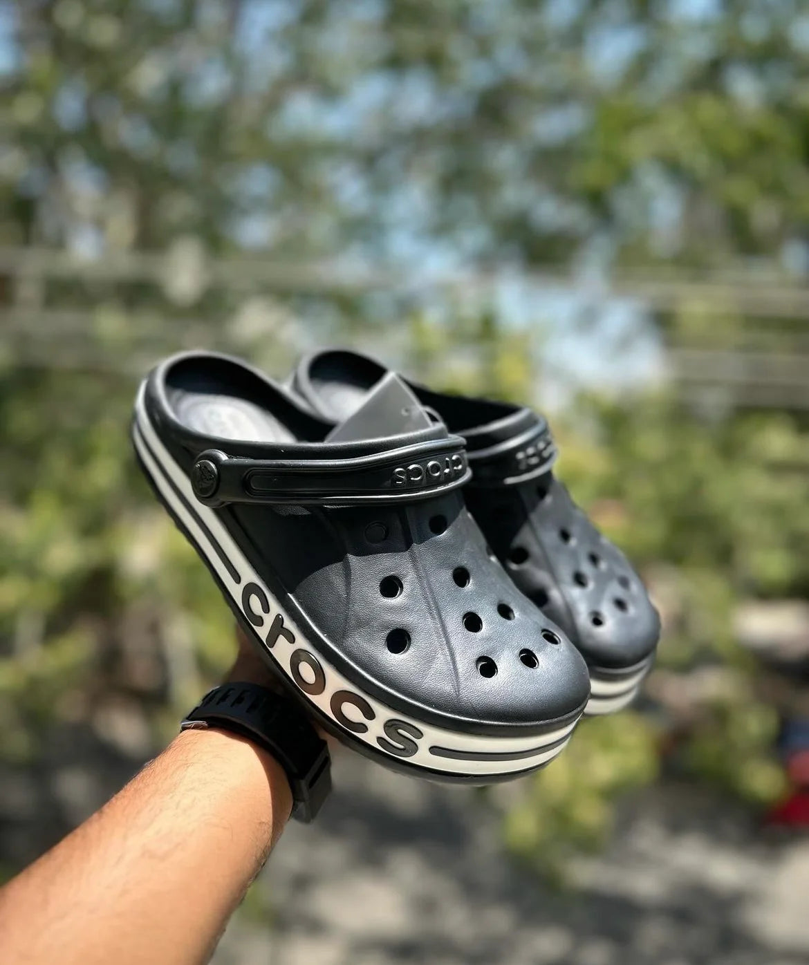 Crocs Bayaband Clogs (Black)