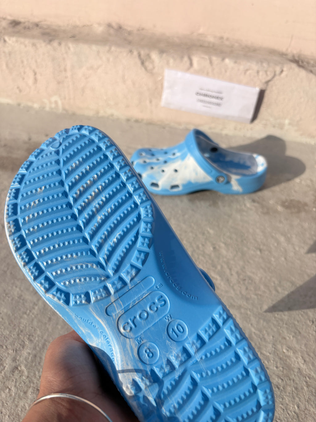 Crocs Classic clogs (Ocean Wave Blue)