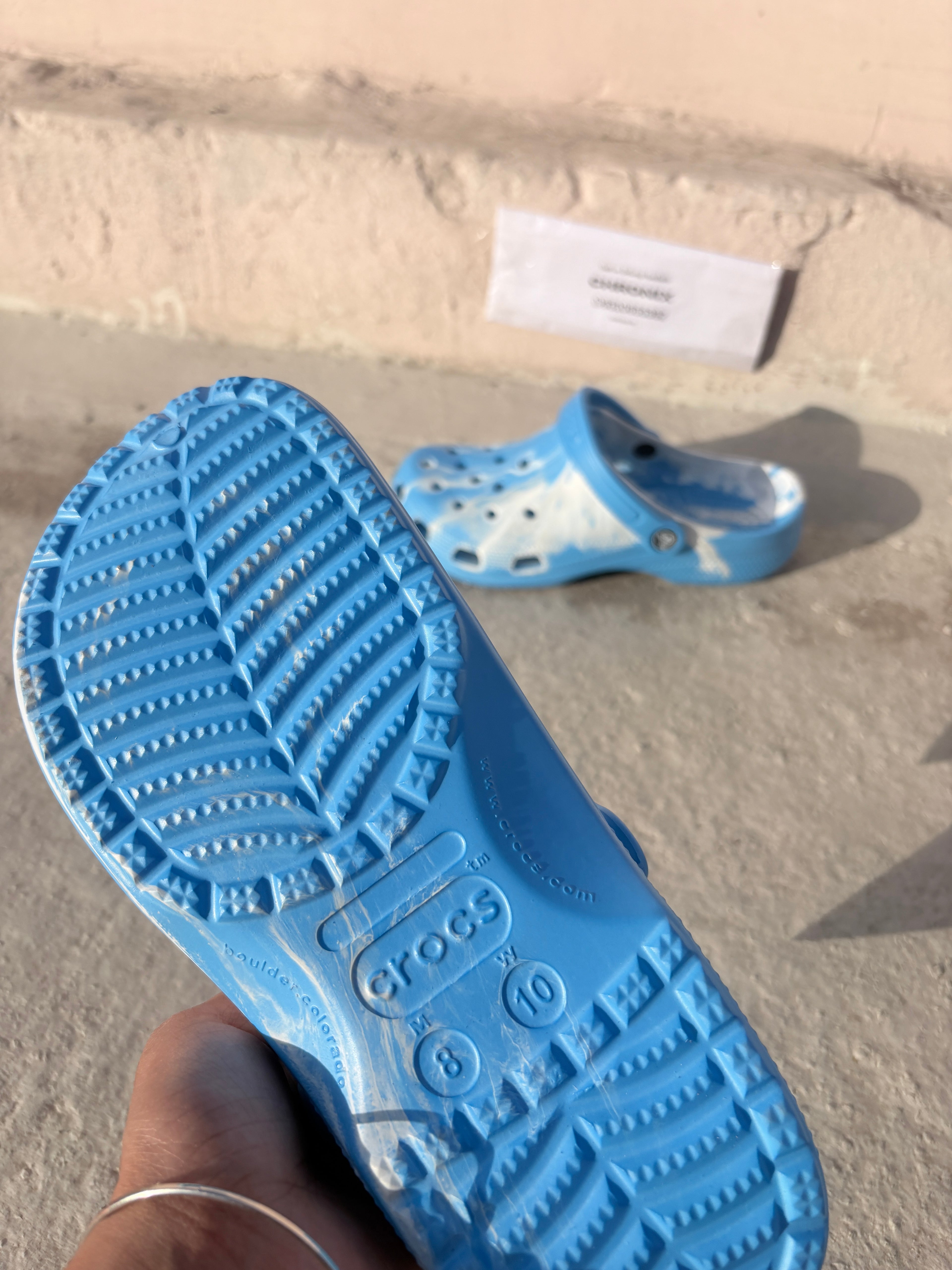 Crocs Classic clogs (Ocean Wave Blue)