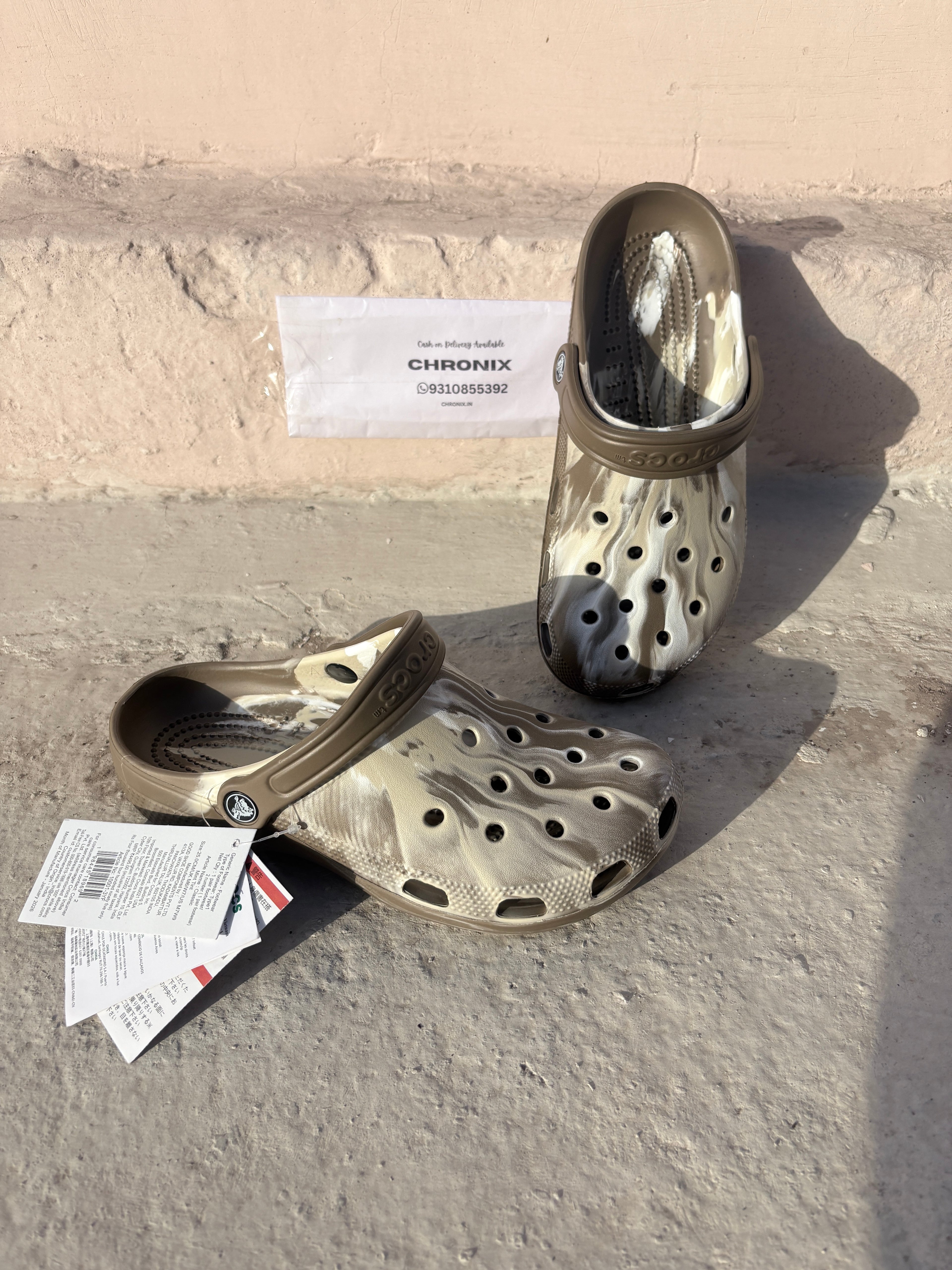 Crocs Classic clogs (Cocoa Khaki Marble)