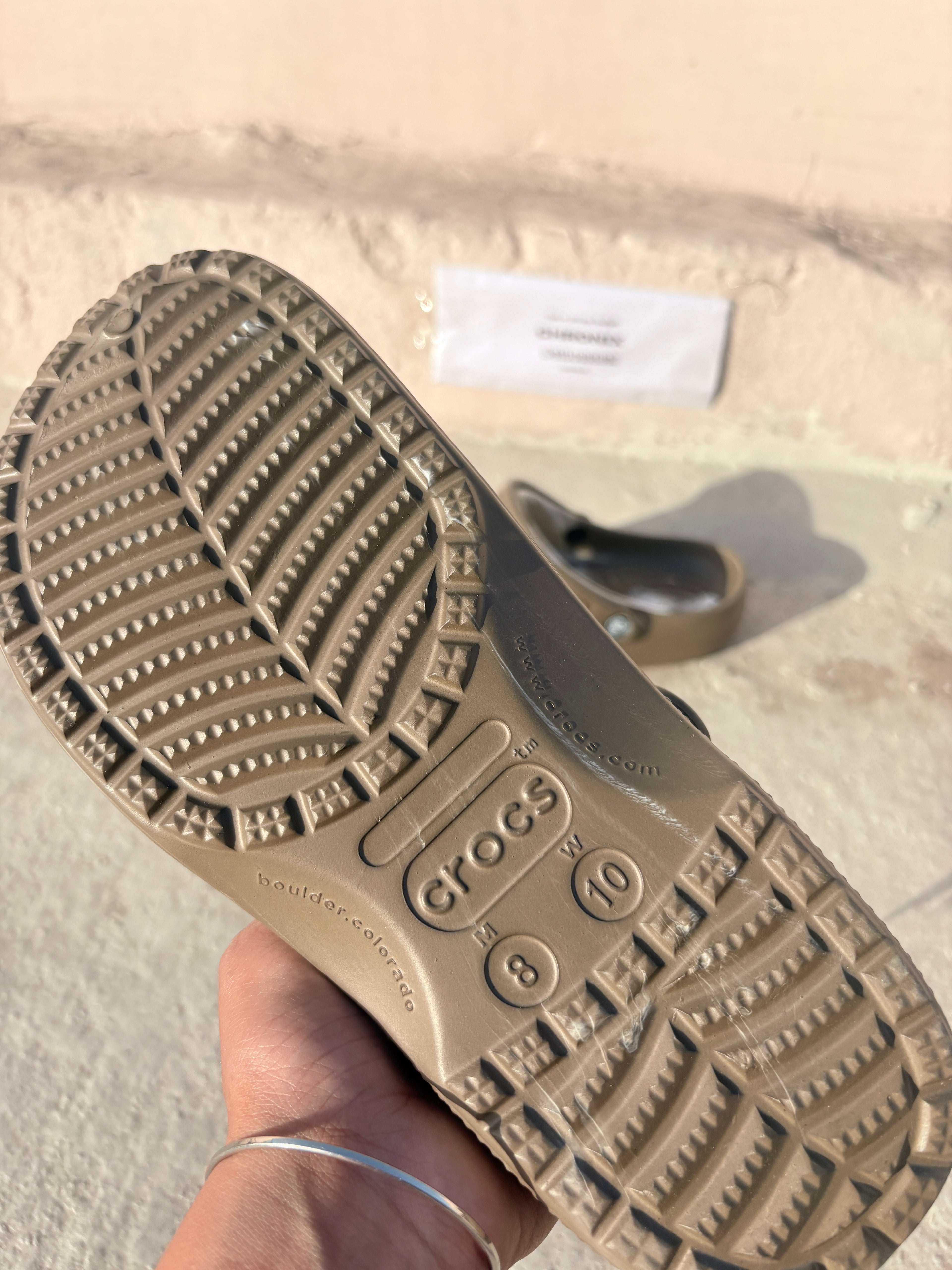 Crocs Classic clogs (Cocoa Khaki Marble)