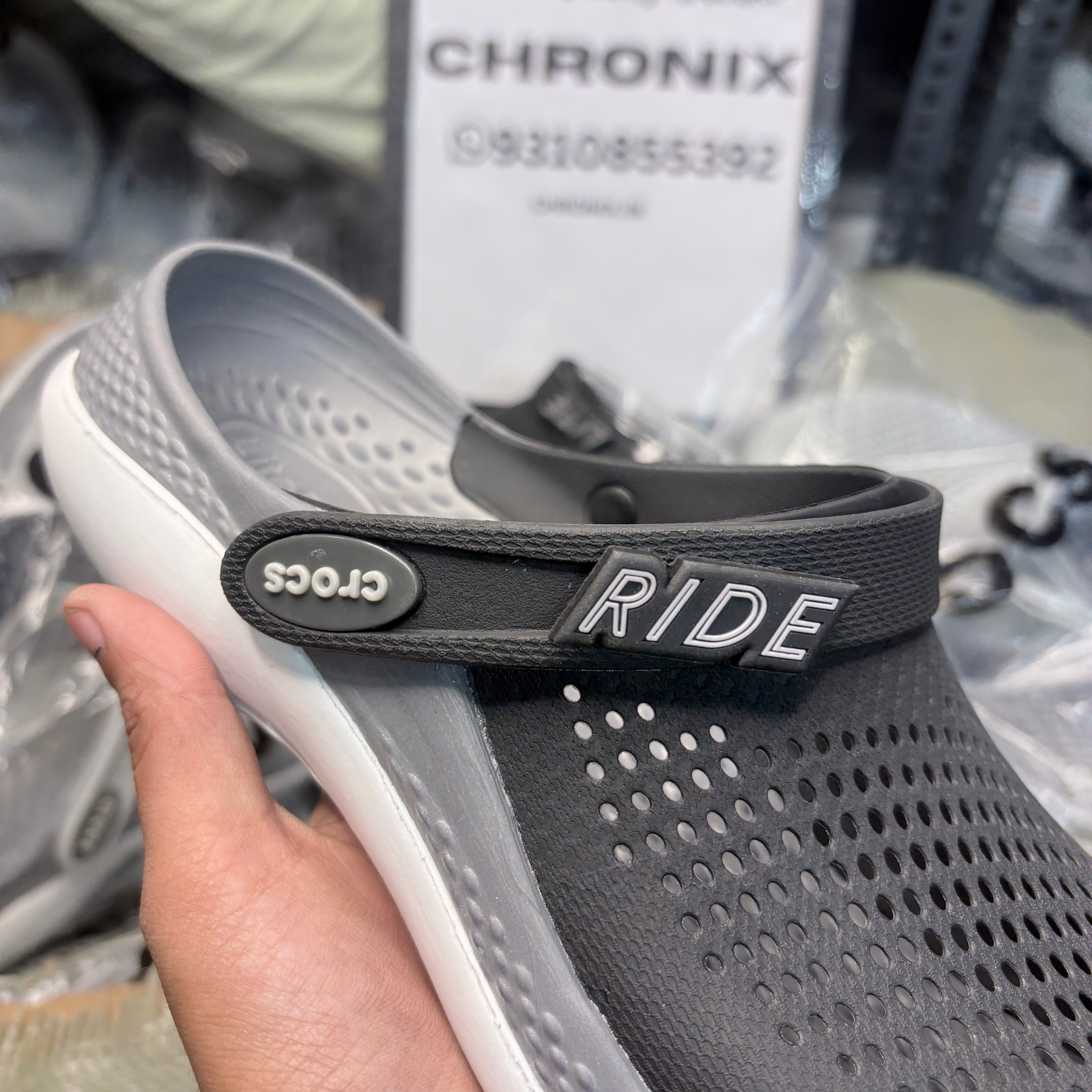 Crocs Literide 360 Clog (Black/Slate Grey)
