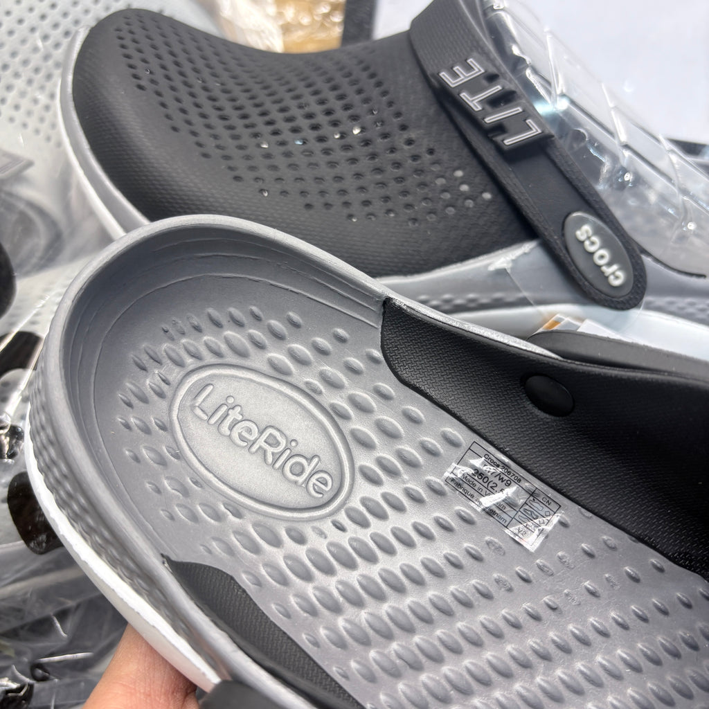 Crocs Literide 360 Clog (Black/Slate Grey)