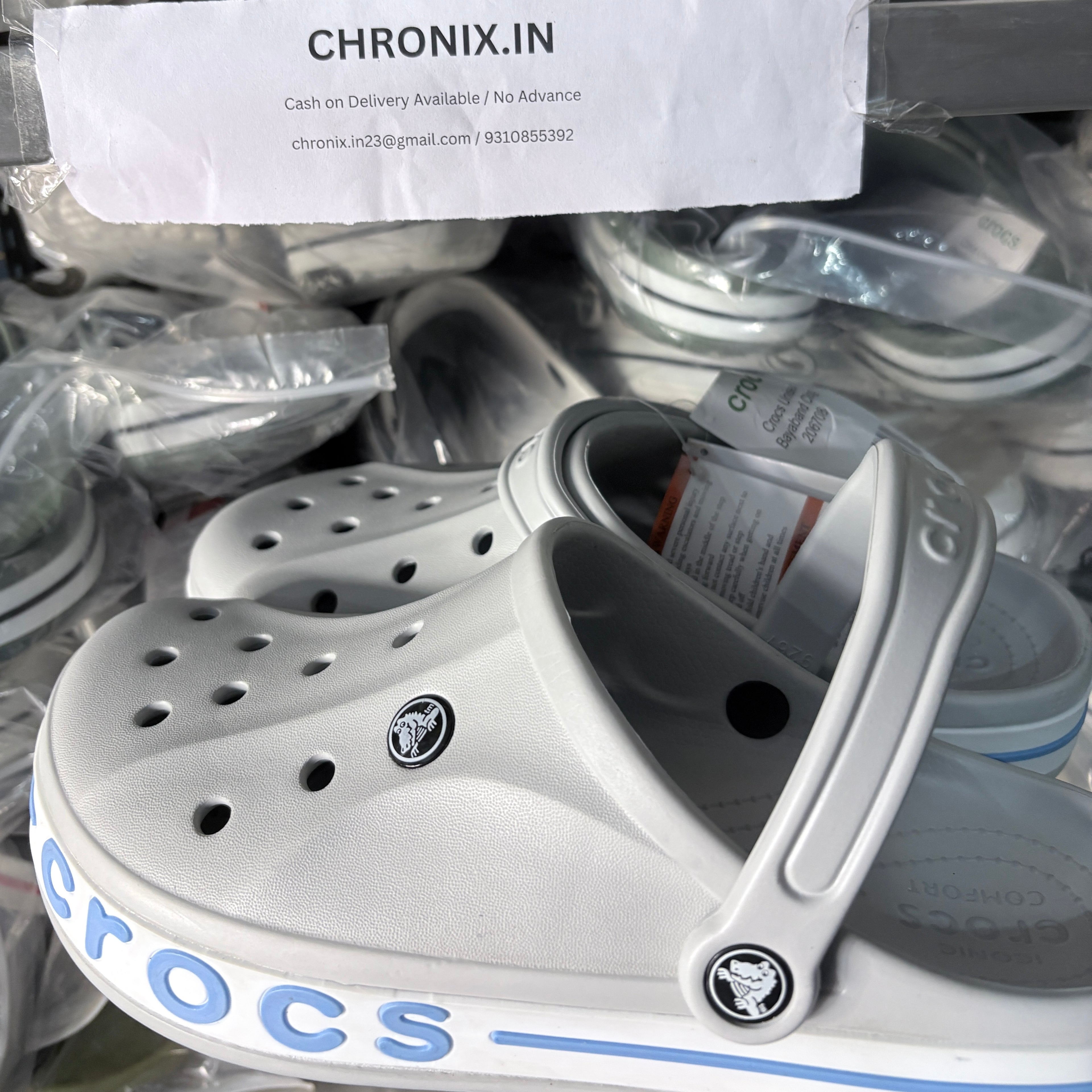 Crocs Bayaband clogs (Grey/Blue)