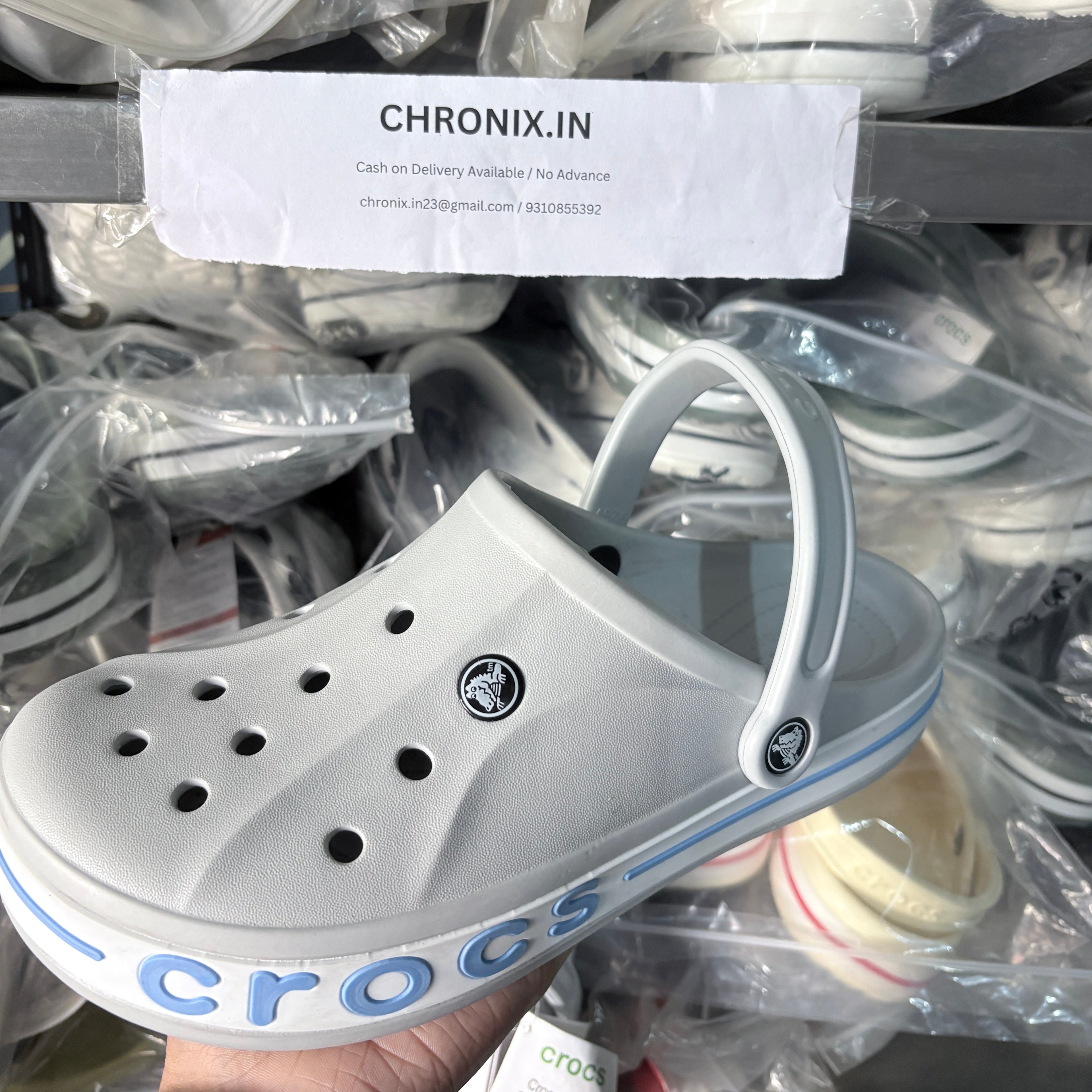 Crocs Bayaband clogs (Grey/Blue)