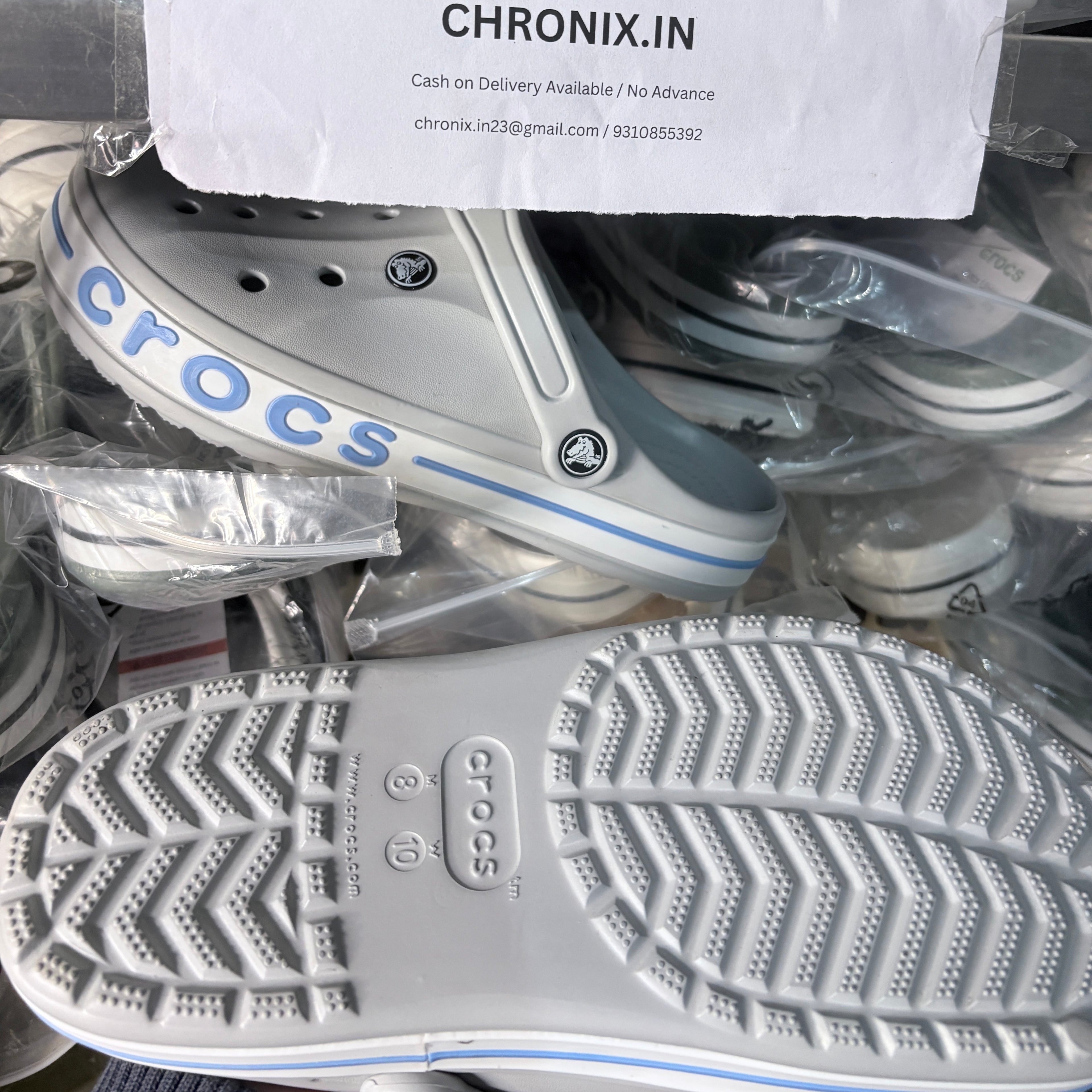 Crocs Bayaband clogs (Grey/Blue)