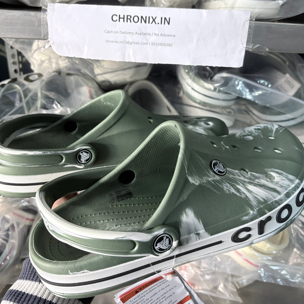 Crocs Bayaband Clogs (Army green)