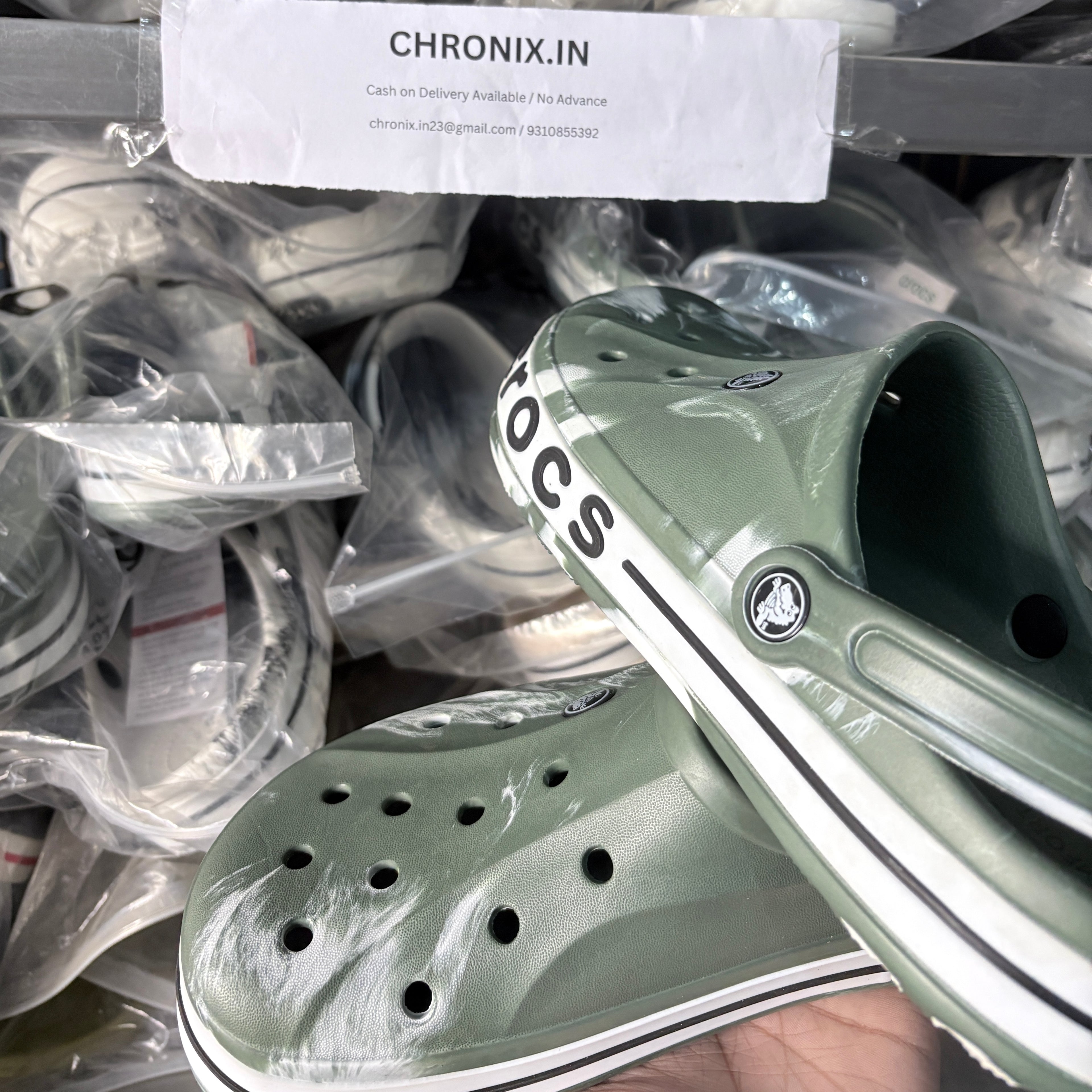 Crocs Bayaband Clogs (Army green)