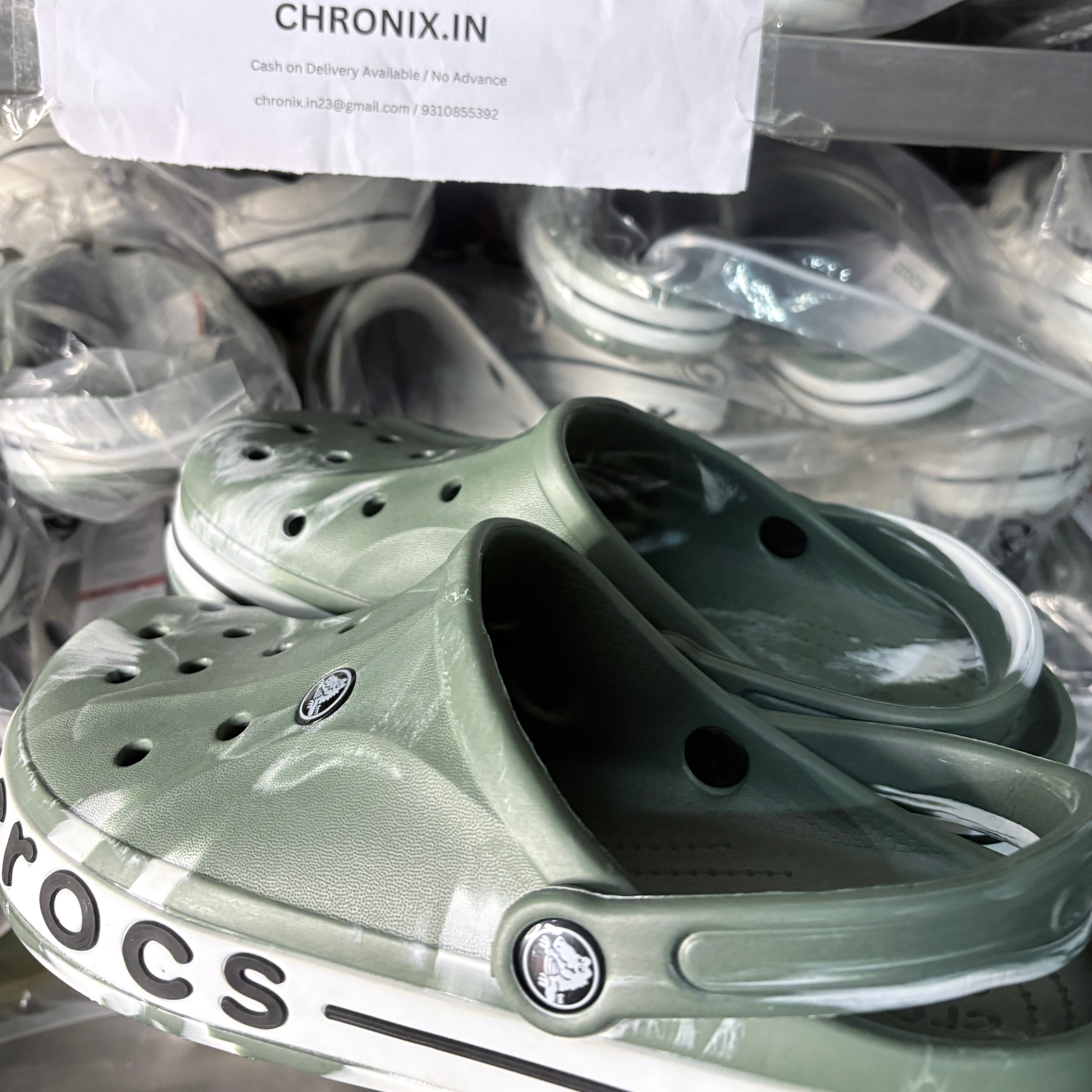 Crocs Bayaband Clogs (Army green)