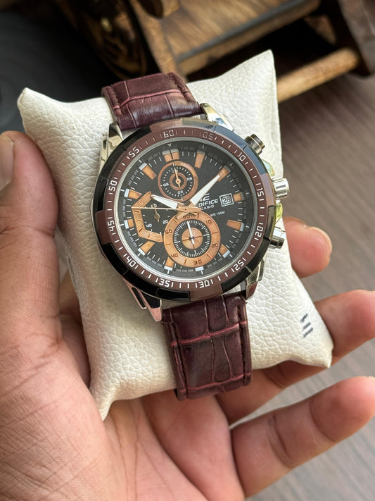 EDIFICE CASIO Brown Strap
