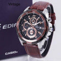 Edifice Casio EFR539 Brown Strap