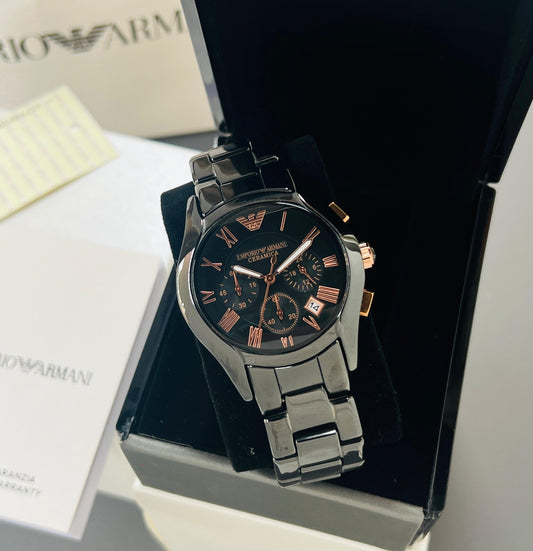 Emporio Armani AR11081 Rose Gold Accents