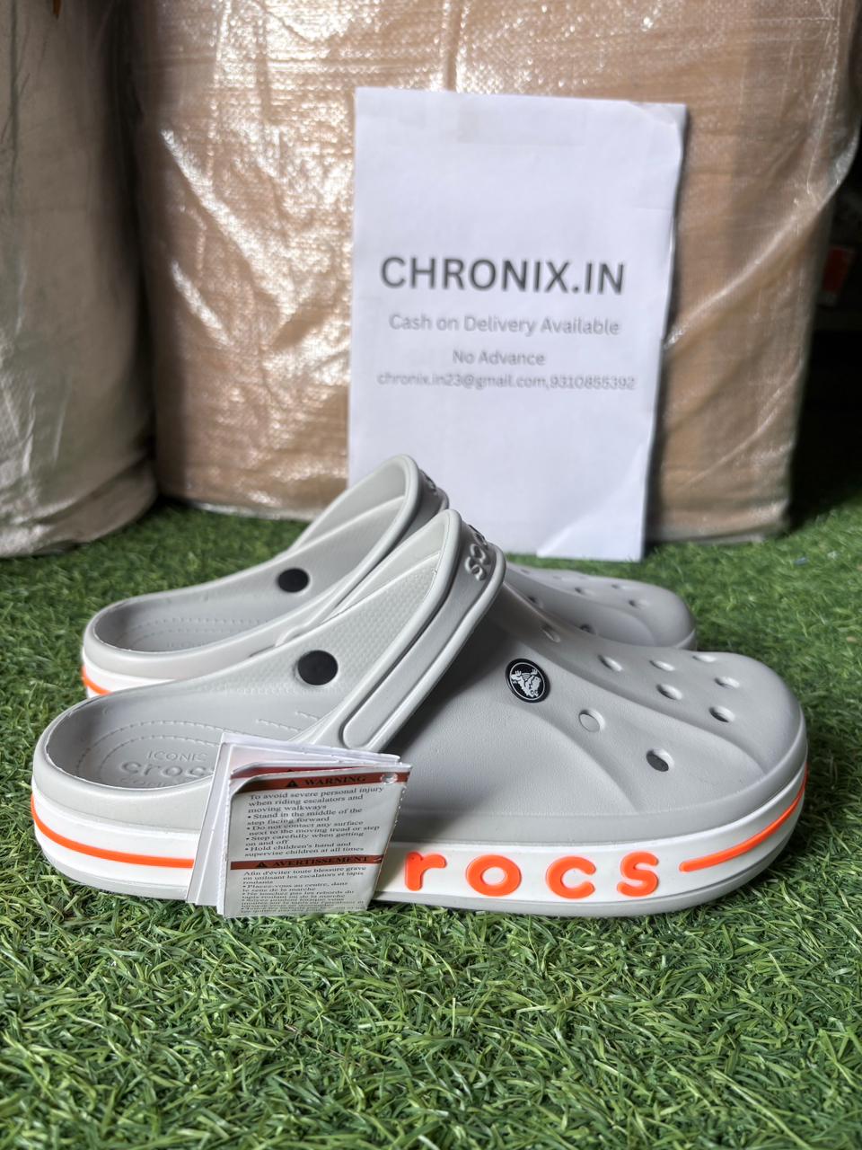 Crocs Bayaband 2.0 clogs (grey/Orange)